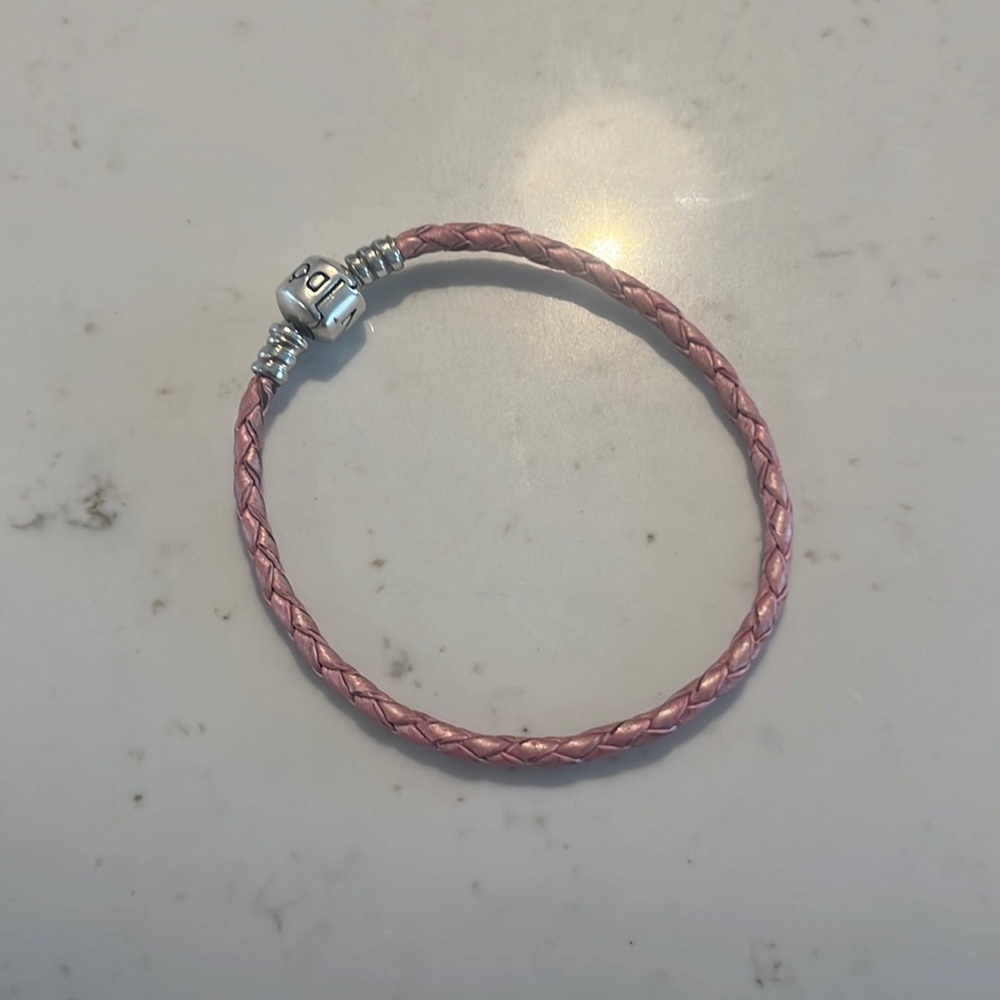 Pandora Pink Braid Bracelet